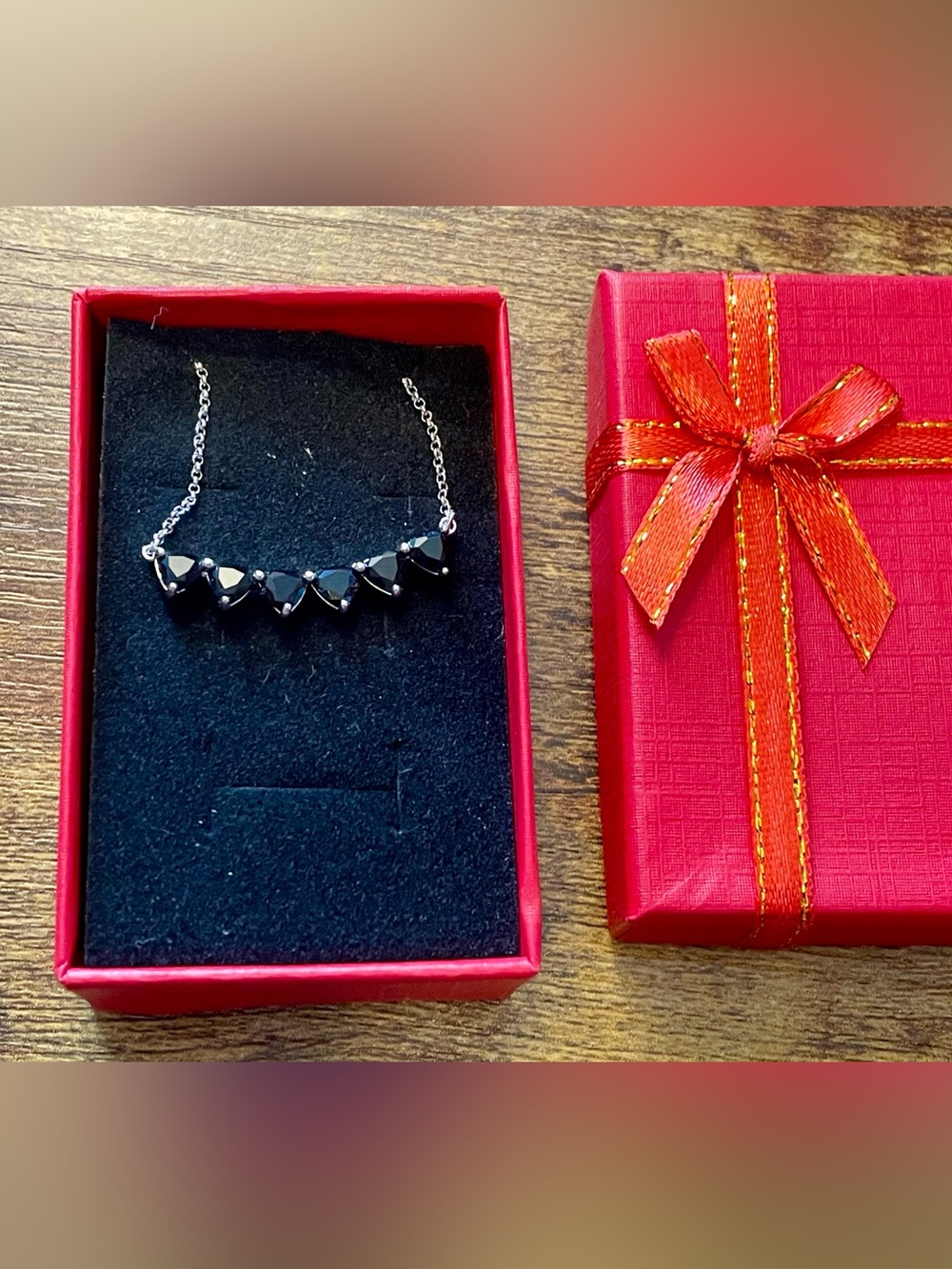 Bomb Party OG Necklace - Black Onyx Bar Necklace on Silver